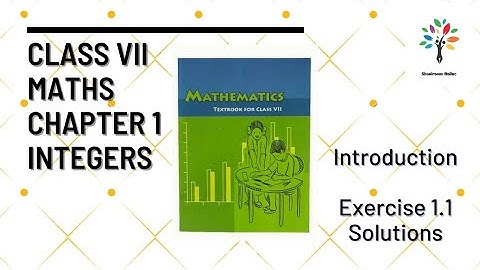 Class 7 Maths Chapter 1 Integers | Introduction I NCERT I Ex 1.1