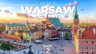 ONE DAY IN WARSAW (POLAND) PART 2 | 4K 60FPS | The amazing Old Town!