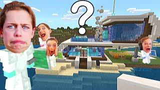 WHO BUILDS THE BEST BEACH HOUSE in Minecraft Gaming w/ The Norris Nuts