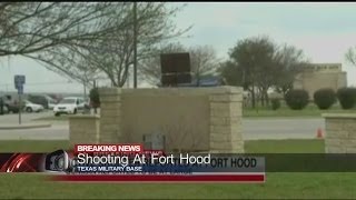 Fort hood says shooting at texas army base