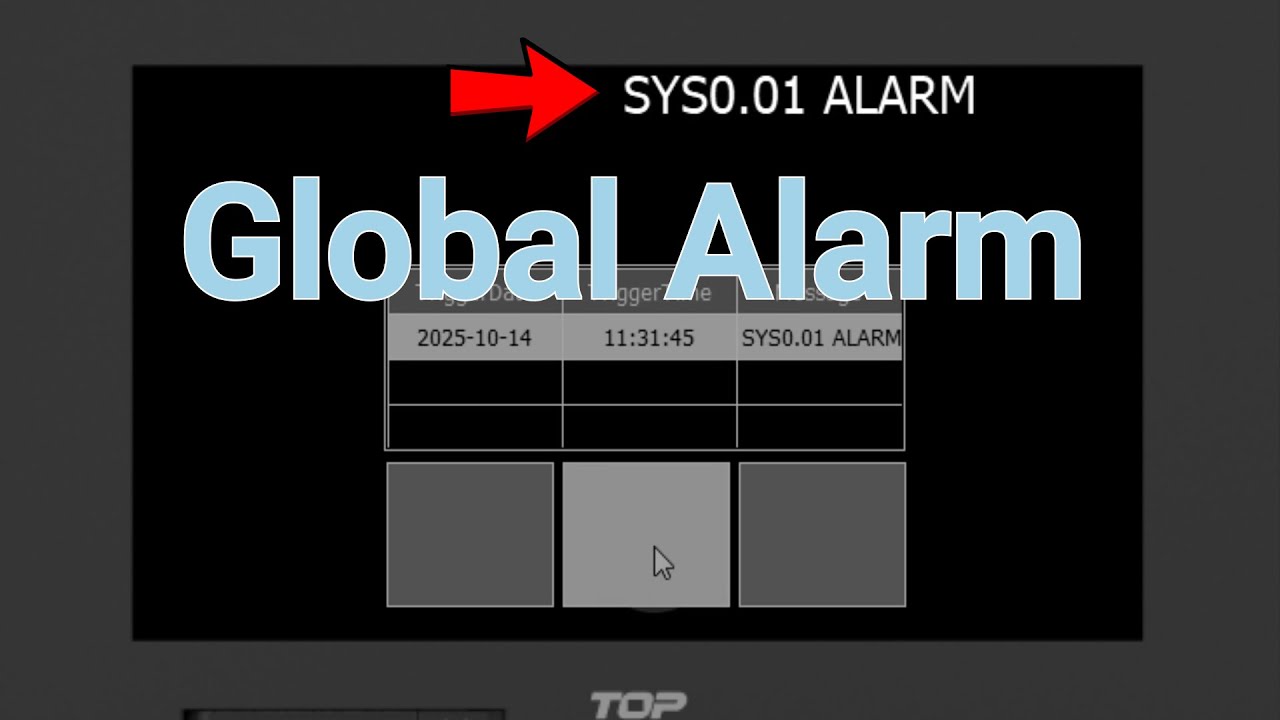 [TDS] How to set Global alarm function(Message on the HMI) - YouTube