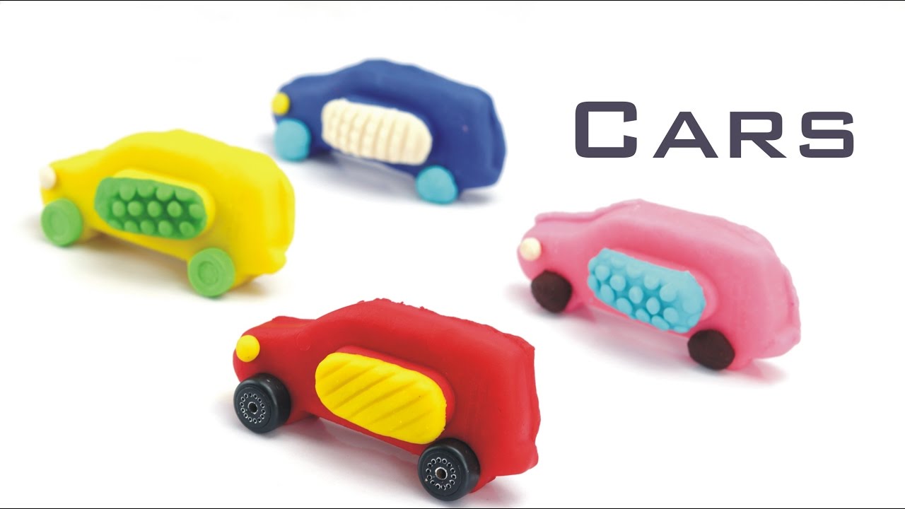 Make Colorful Playdoh Cars With Car Molds Crazy Car Fun For Kids