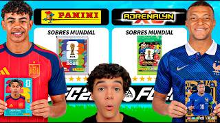 ¡SOBRES DEL MUNDIAL DE  PANINI vs ADRENALYN!