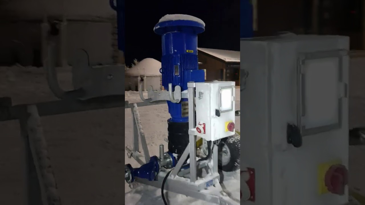 Мобильная насосная станция и 2 снежные пушки Ventus 4.0. DemacLenko (Италия)