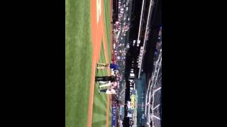 Cousin Sal's 1st pitch at Citi Field 8/18/14