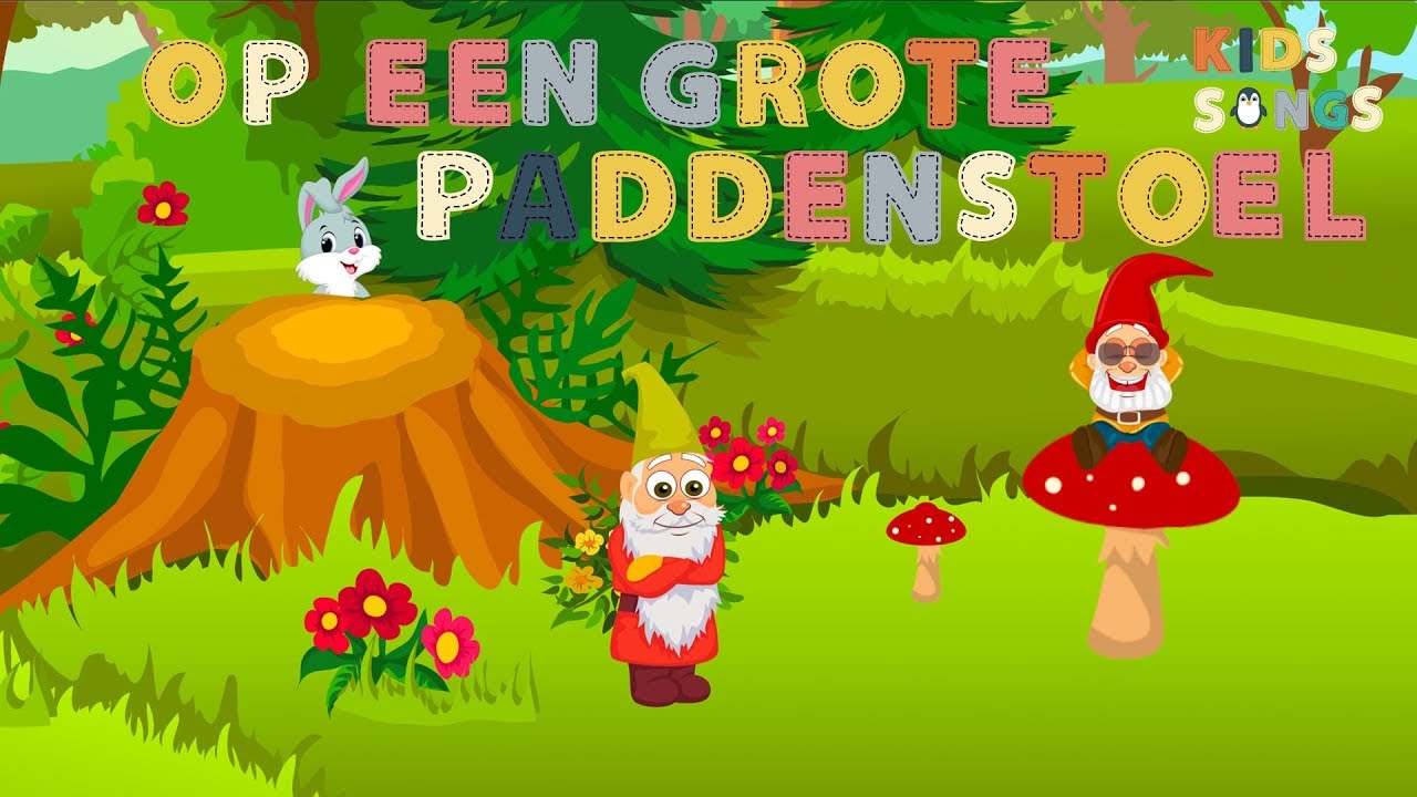 Op een grote paddenstoel - Nederlandse kinderliedjes van vroeger - Kids