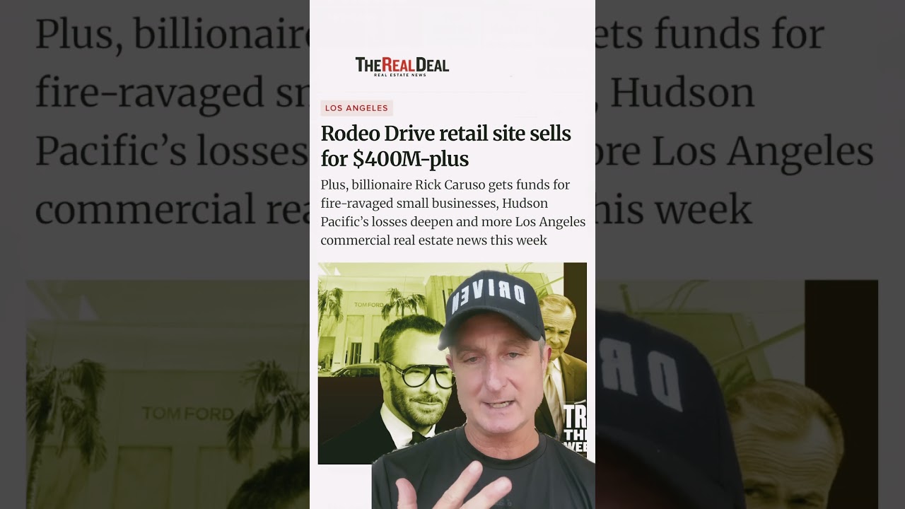 Record setting sale on Rodeo Blvd in Beverly Hills.  