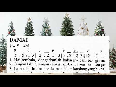 Madah Bakti 354 🎄 DAMAI 🎄 Lagu Natal