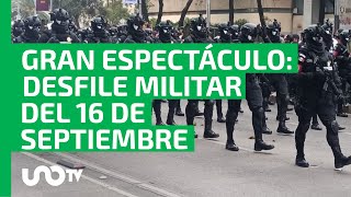 Desfile militar conmemorativo al 16 de septiembre en CDMX