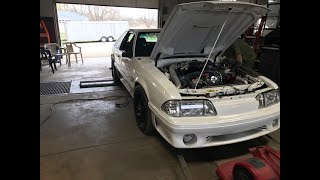 BIG Power Small Block 363 Stroker Mustang Turbo T56 Street Car DYNO 9\/20\/16