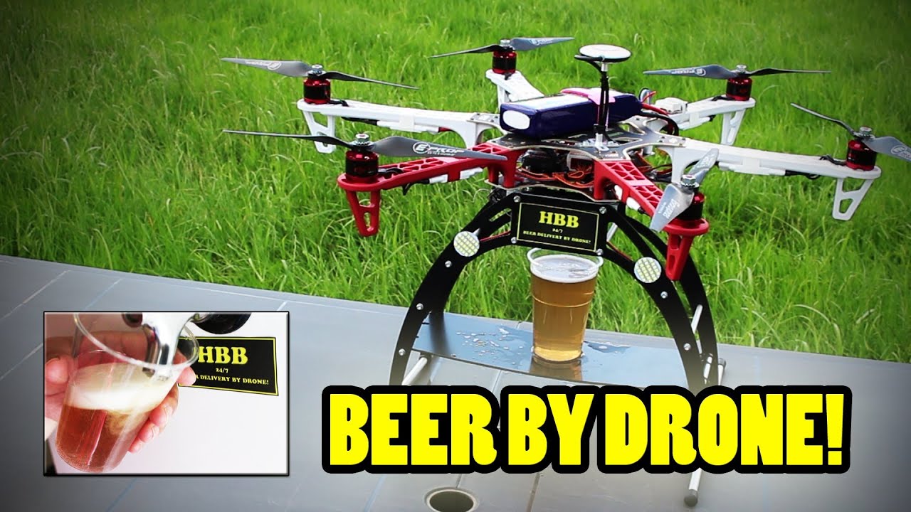 vlees droom Uitlijnen BEER DELIVERY BY DRONE! - YouTube