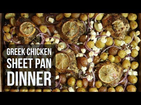 greek-chicken-sheet-pan-dinner-|-easy-dinner-recipe-by-forkly