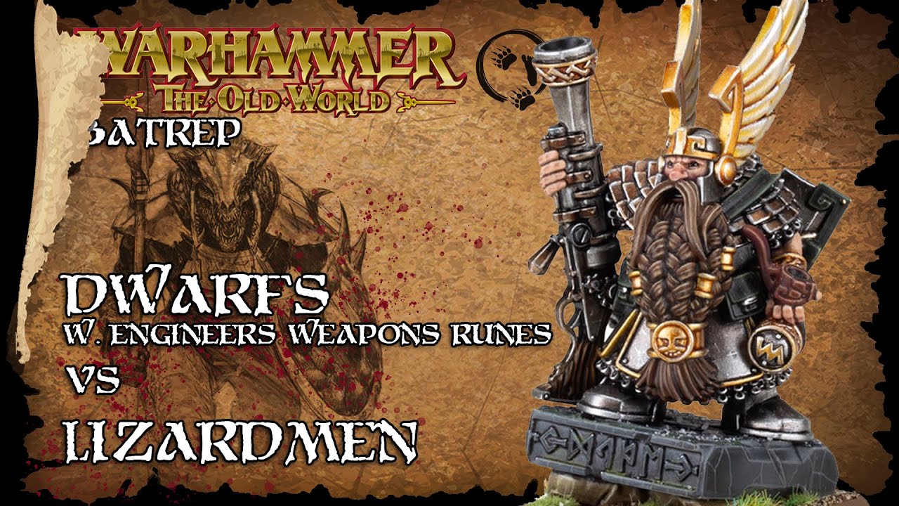 Dwarfs Vs Lizardmen - The Old World Battle Report - Warhammer Fantasy ...