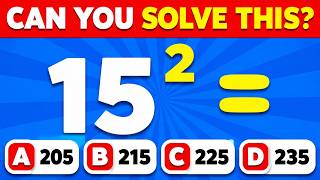 🧠 Can You Solve These 15 Math Problems | Easy, Medium & Hard