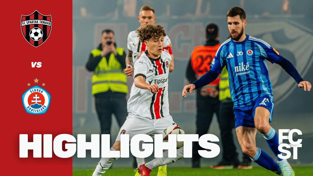 HIGHLIGHTS | FC Spartak Trnava 2:3 ŠK Slovan Bratislava (1:2)