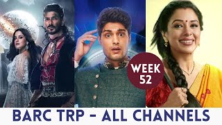 BARC TRP RATING | All Channels | Week 52 | Telly Now