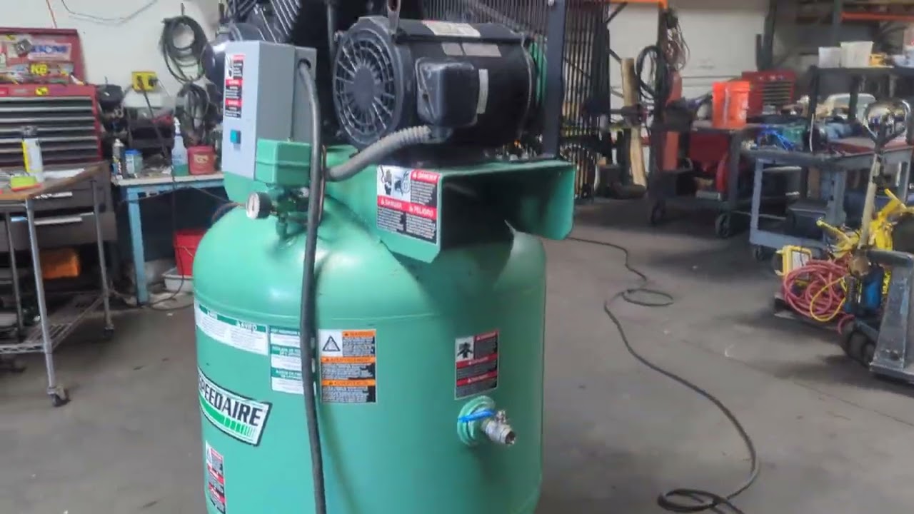 Speedaire 10 HP Piston Air Compressor with 80 Gallon Tank 175 PSI