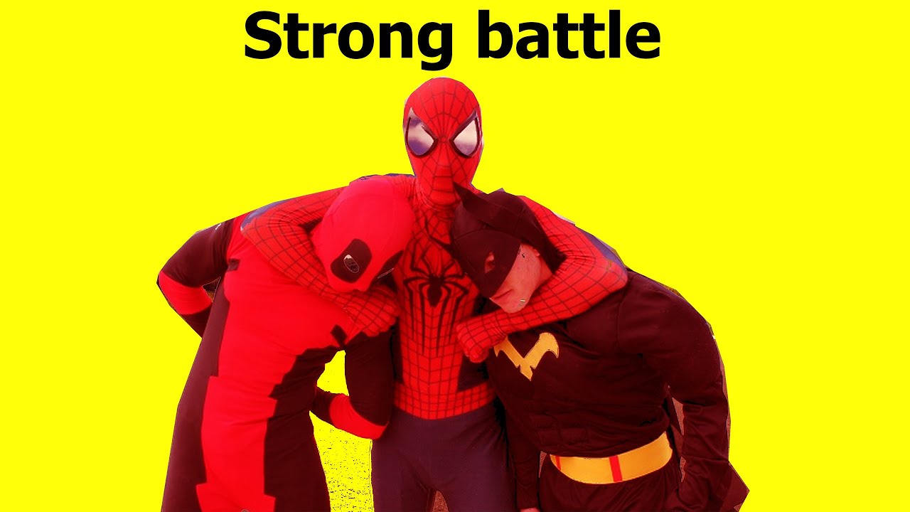 Download Superhero Movie Spiderman vs Batman vs Deadpool Strong battle