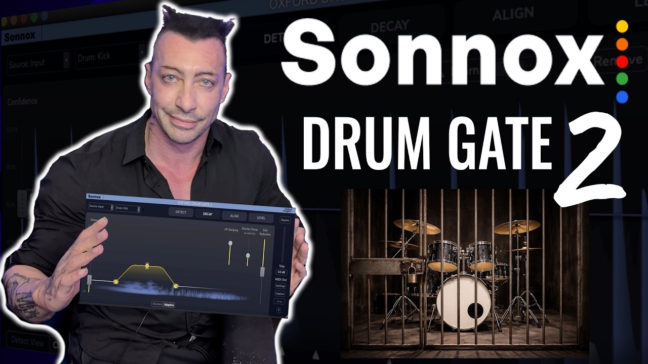 Sonnox Drum Gate 2: Гейтирование, выравнивание и выравнивание звука ударных с помощью ОДНОГО плаг...