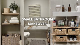 RENTER FRIENDLY BATHROOM MAKEOVER AND TOUR | Bathroom Revamp Part 2 | South African YouTuber