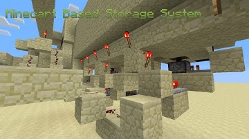 Redstone Minecart Storage (Track Selection)