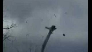 Wind turbine explodes
