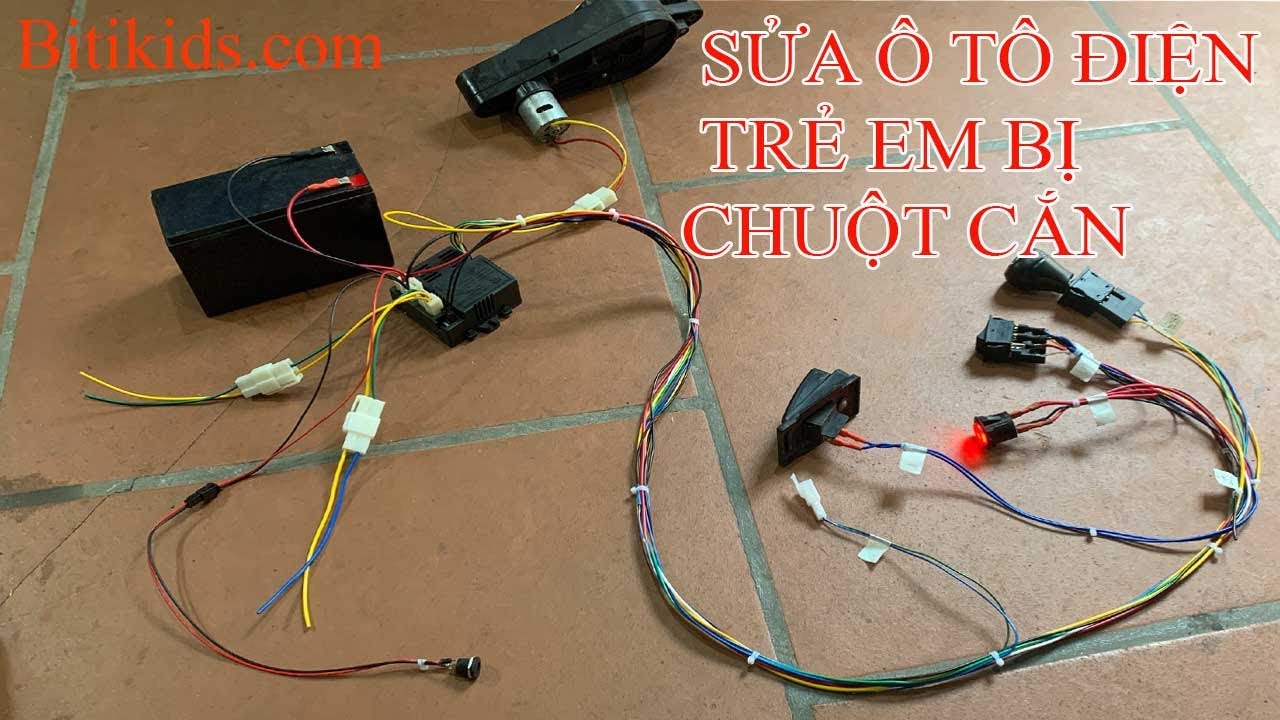 Mạch nhạc 6v và 12v xe ô tô điện trẻ em  MN612