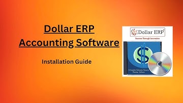 Dollar ERP Accounting Software || Full Installation Guide Video