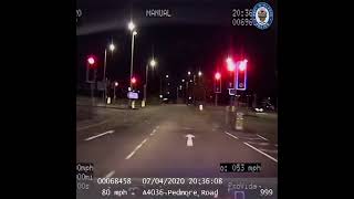 Porsche driver over 112mph pursuit