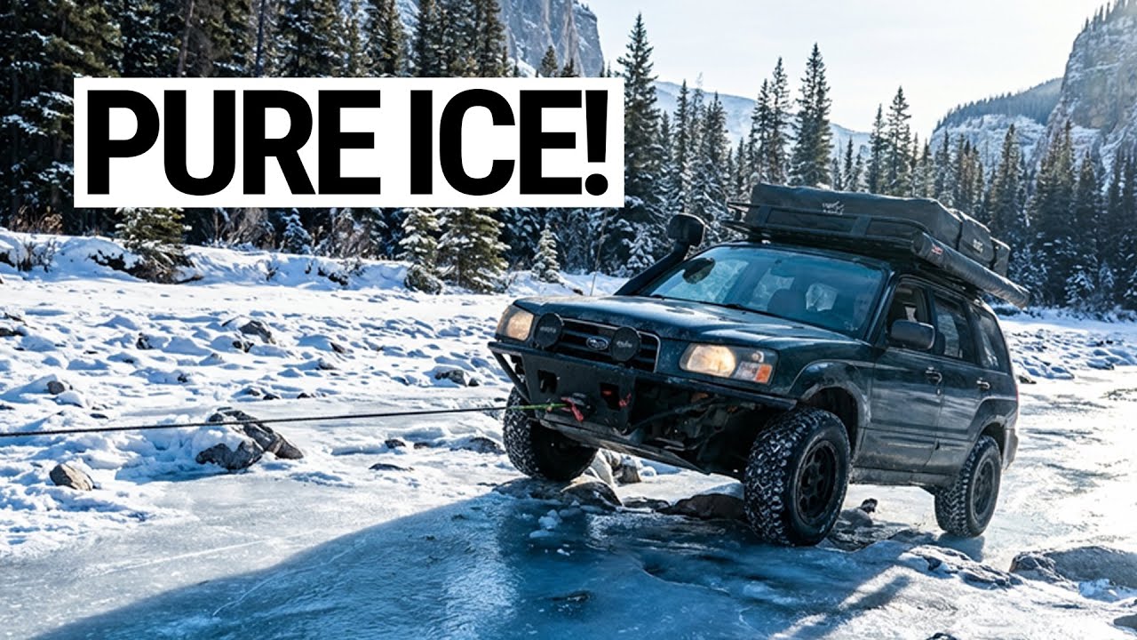 Off Road Forester vs. ICY Riverbed: Will It Make It?