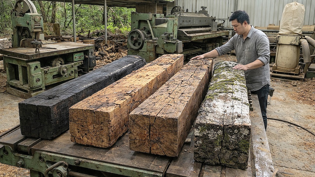Touching The Soul Of Wood | Using Old, Hard, And Aged Wood To Create High-value Furniture Pieces.