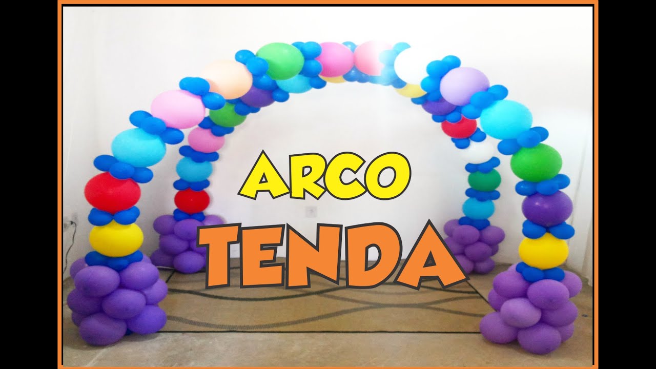 Como Fazer ARCO DE BALÕES - TENDA