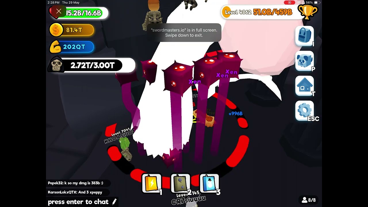 Grinding reaper with pepek32 and kokojuju