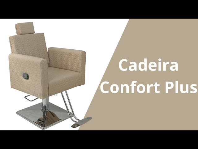 Cadeira Barbeiro Mdf Reclinavel