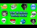 TOP 15 SKULL TROLL FACE GREEN SCREEN Ôÿá ÅÓÑñ Viralvideo Freefire Trending TOP 15 SKULL TROLL FACE GREEN SCREEN Ôÿá ÅÓÑñ Viralvideo Freefire Trending