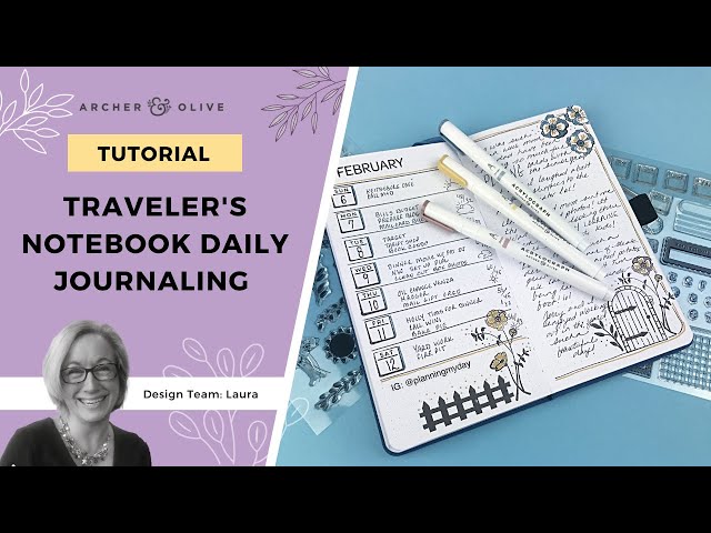 Archer & Olive Traveler's Notebook Journal 4.33 x 8.25 — WRITING MINDSET