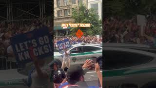 Knicks Walt “Clyde” Frazier at Knicks Parade 6/18/26 #nba #shorts #knicks #parade