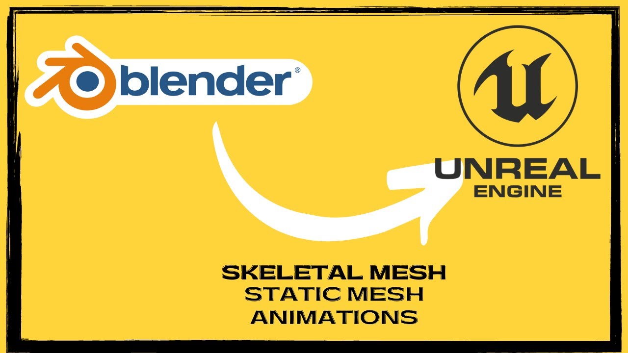 how to export from blender to unreal engine - YouTube