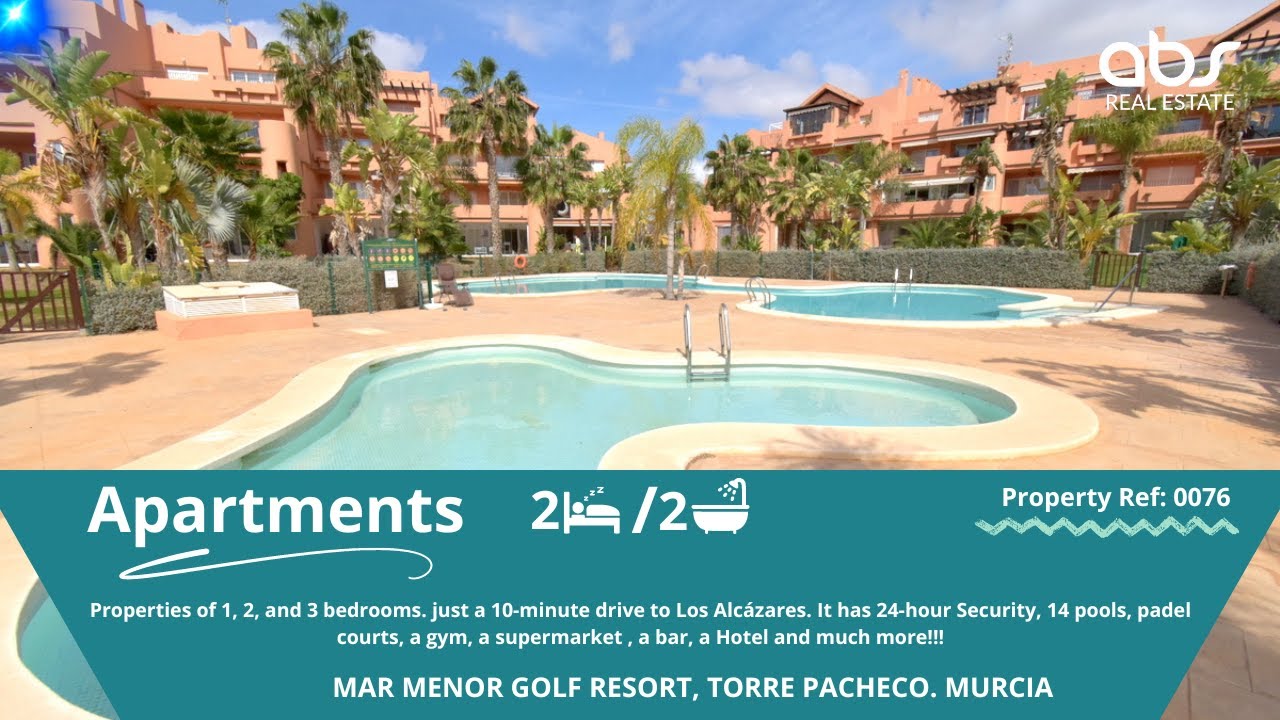 Mar Menor Golf Resort Apartments For Sale, It is your opportunity to own your spanish home