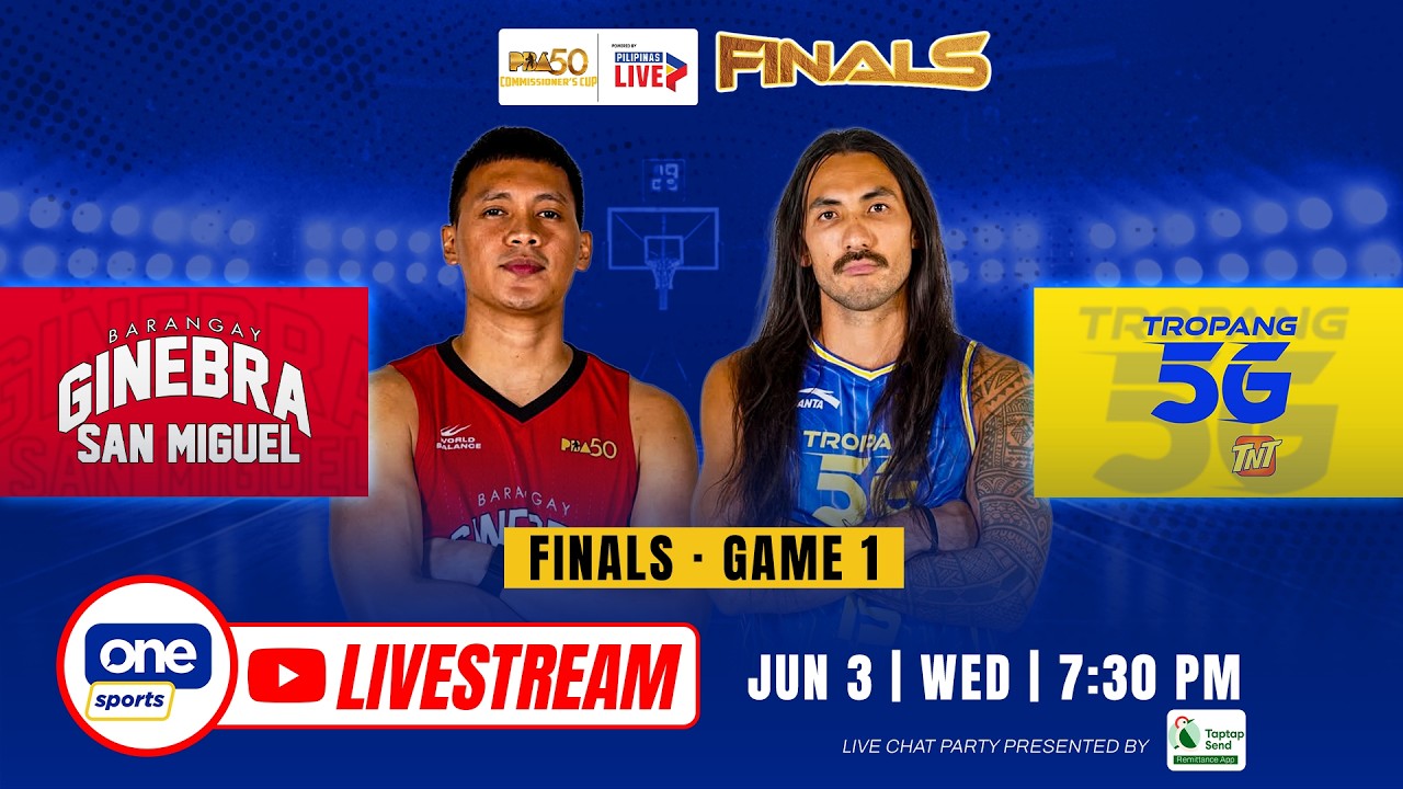 LIVE: BARANGAY GINEBRA vs TNT | PBA SEASON 50 COMMISSIONER’S CUP FINALS GAME 1 | JUNE 3, 2026
