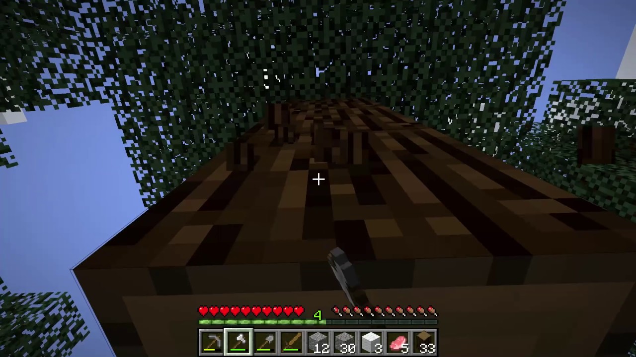 How to get Spruce Wood - Minecraft - YouTube