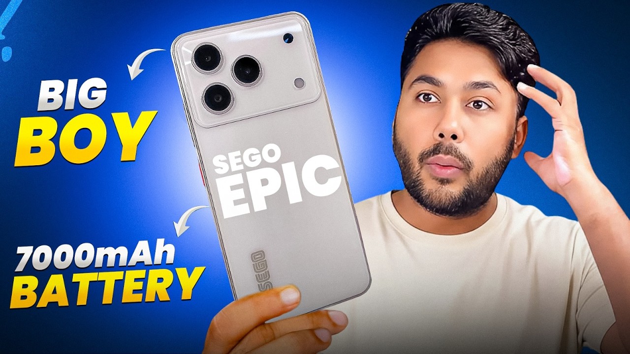 SEGO Epic – 7000mAh Monster Battery Phone 🔋 Big Boy Finally Here!