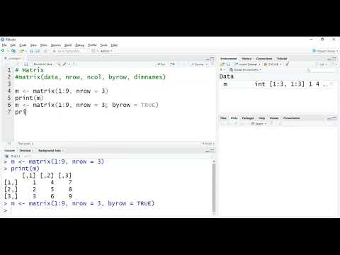 Matrix Creation in R