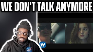 My First Reaction to Charlie Puth - We Don't Talk Anymore (feat. Selena Gomez)