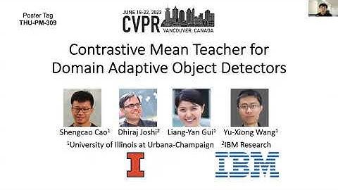 Contrastive Mean Teacher for Domain Adaptive Object Detectors (CVPR 2023)