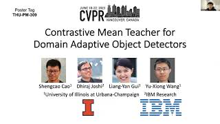 Contrastive Mean Teacher for Domain Adaptive Object Detectors (CVPR 2023)