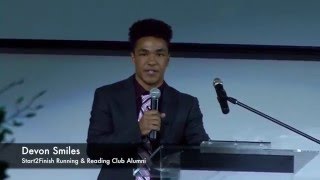 Devon Speaking at The Start2Finish Gala of Discovery