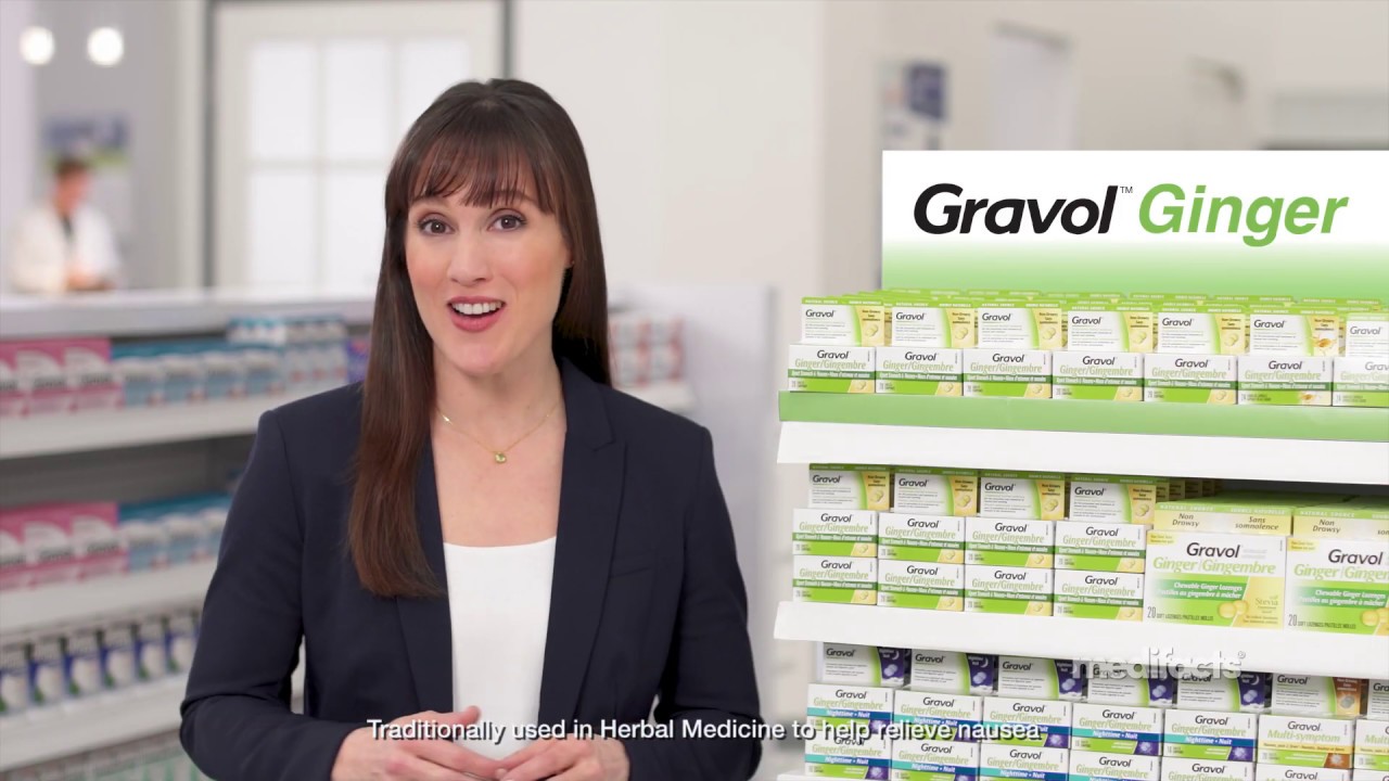 Gravol Ginger featured by Medifacts Canada YouTube