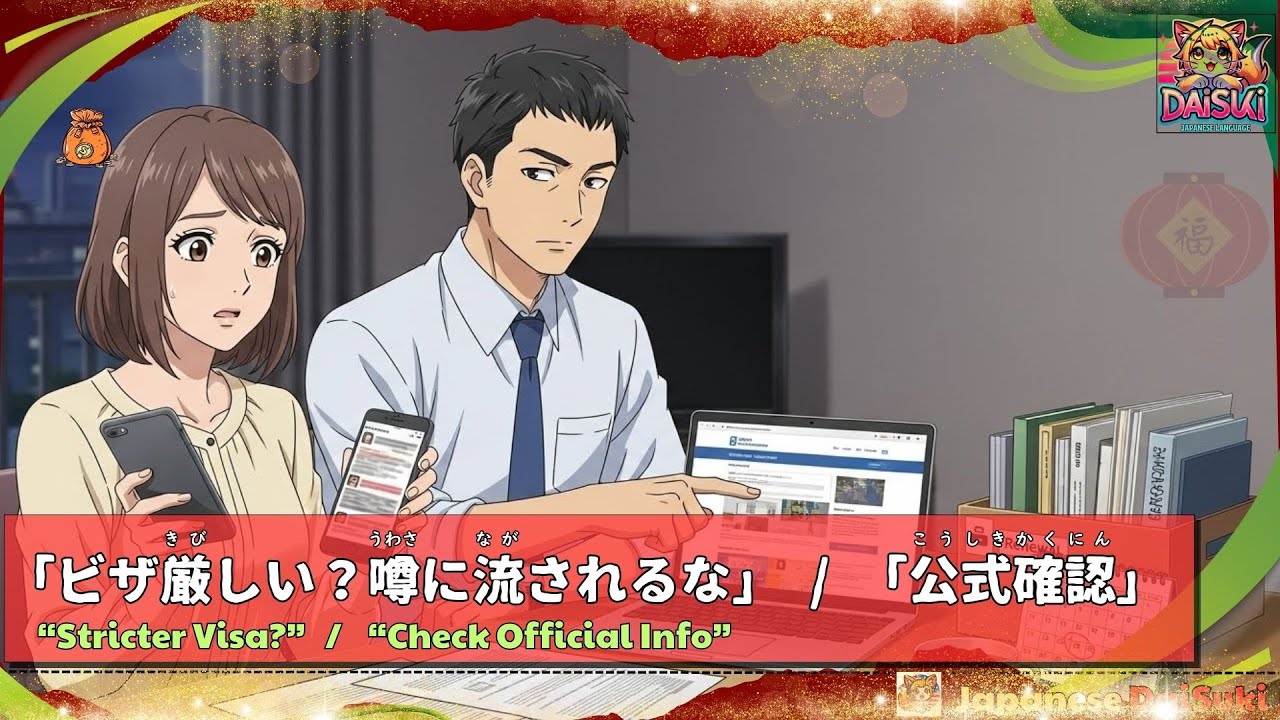 【在留資格】ビザ審査が厳しく？“Stricter Screening” Don’t Panic—Live Legally & Wisely Real Dialogue