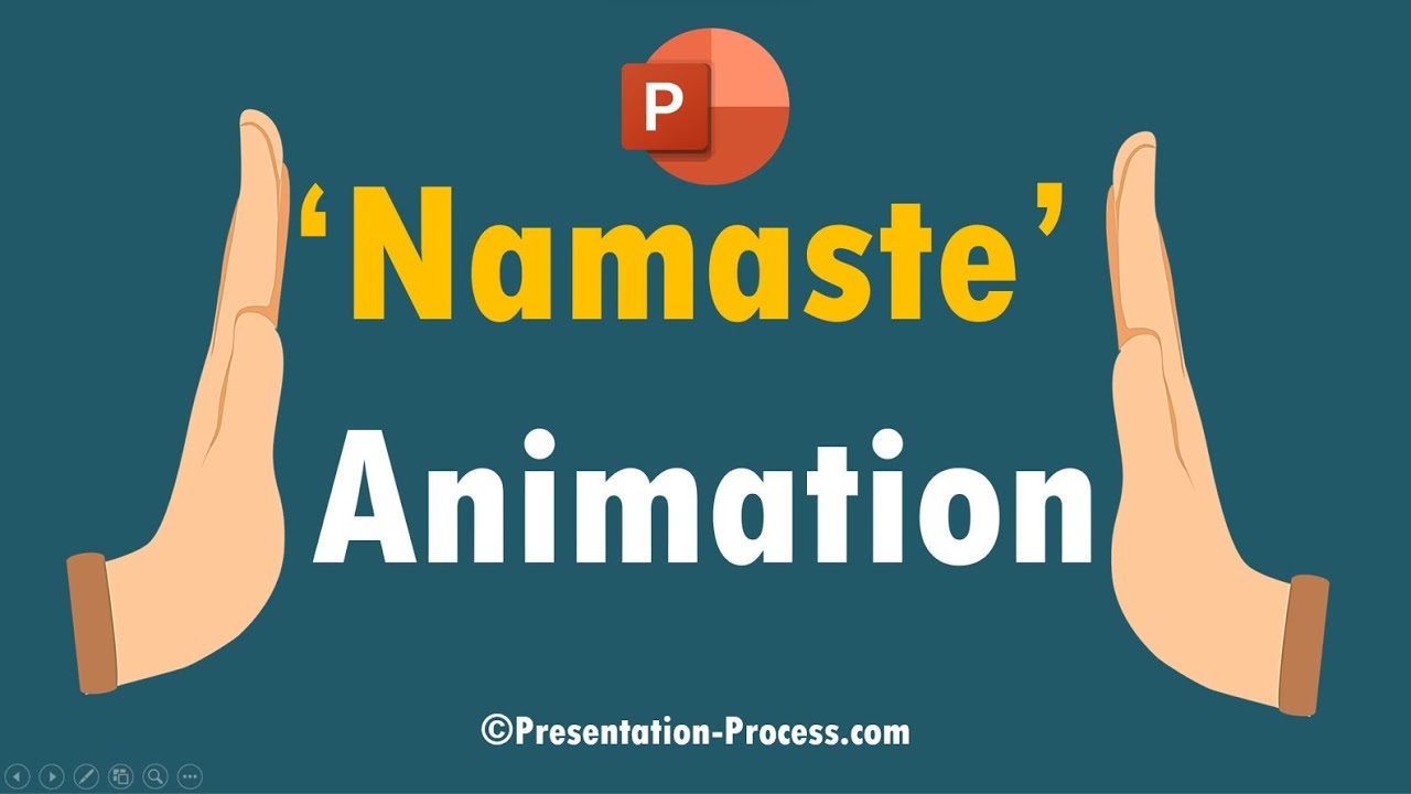 Namaste Hands Animation Effect in PowerPoint - YouTube